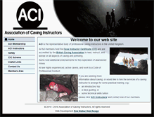 Tablet Screenshot of caveinstructor.org.uk